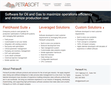 Tablet Screenshot of petrasoft.com